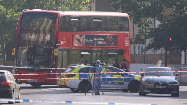 Emergency services at the scene of a reported shooting in Brixton, south London, which took place in the early hours of Saturday, May 2nd. (Photo: Marcin Nowak/LNP)
