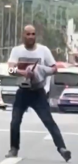 Barcelona 'knifeman' prowls streets as woman slashed in throat and killed Credit: X Unclrd grabs.
