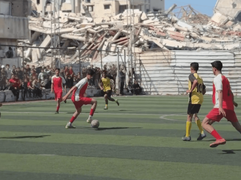 A Gaza Teen's Football Dream After Losing His Family [Screengrab/Al Jazeera]