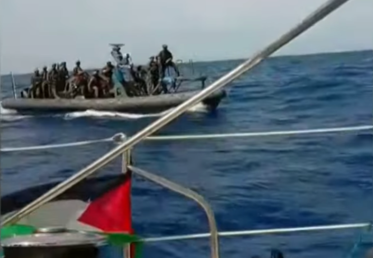 Israeli forces intercepting Gaza-bound flotilla
