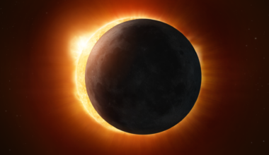 Solar eclipse (artist impression)