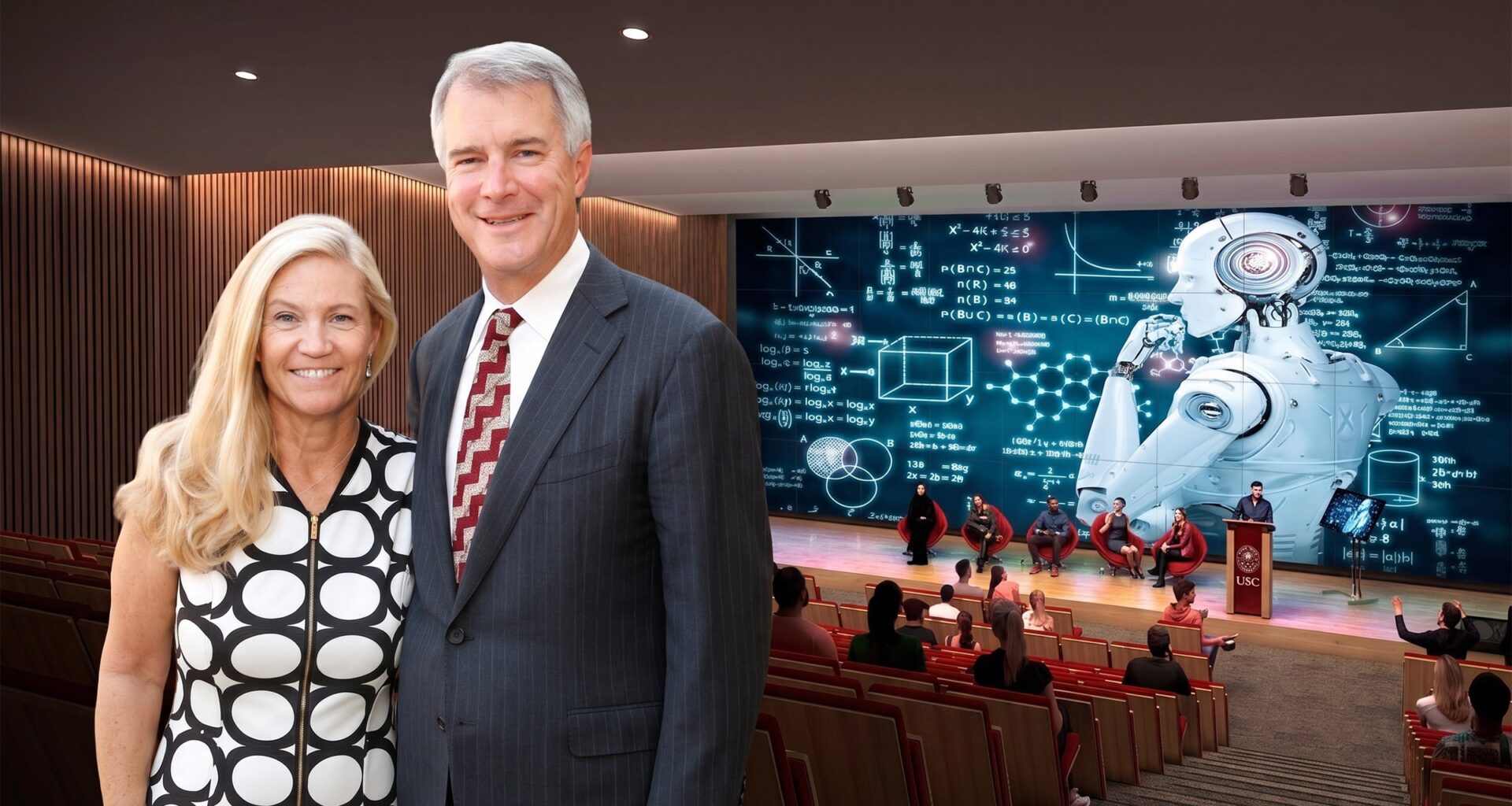 Mark and Mary Stevens give $200M for AI research across USC