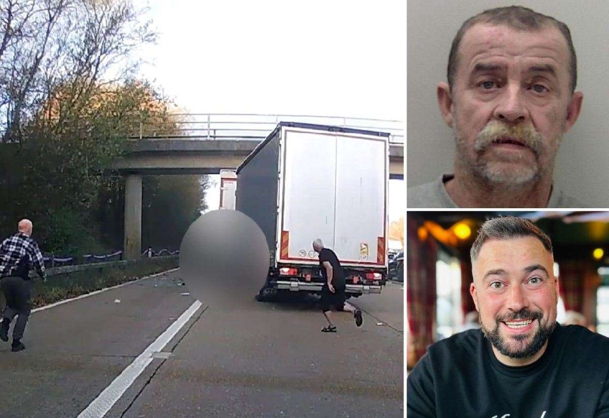 Lorry driver was on video call to wife when he killed Ashford dad-of-two in M20 crash