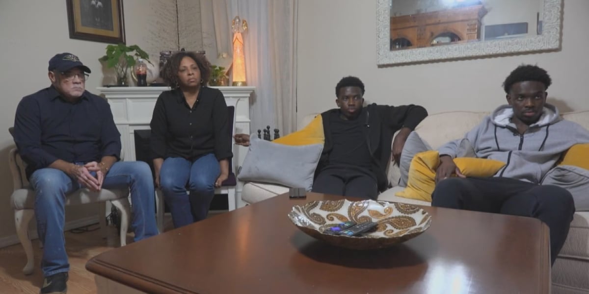 Israel, Max Makoka and their host family discuss the brothers’ nine day detention