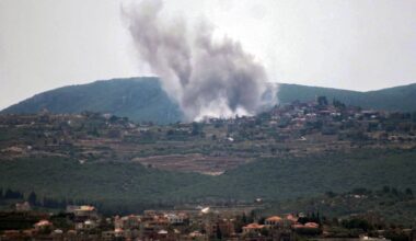 Smoke rises following Israeli bombardment on the village of Zibqin as seen from nearby Tyre in southern Lebanon on May 17, 2026. Israeli strikes targeted eastern and southern Lebanon on May 17, state media reported, despite a fragile ceasefire, as a Hezbollah lawmaker called Lebanon's negotiations with Israel a "dead-end". Israeli attacks since the start of the war have killed more than 2,900 people in Lebanon, including more than 400 since the truce began on April 17, according to Lebanese authorities.