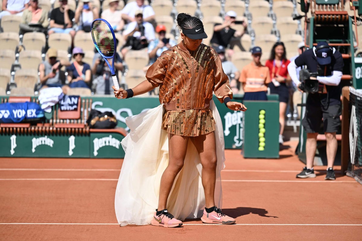 Naomi Osaka’s French Open outfits bring couture and tennis together in Paris