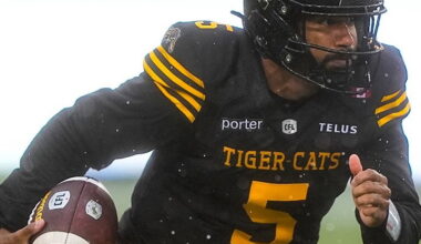 Weather puts damper on offence as Tiger-Cats lose home preseason game to Argos (& six other thoughts)