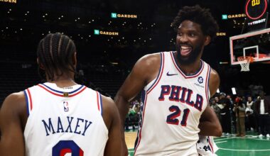 Behind Joel Embiid and Tyrese Maxey, a Sixers team with a bond that 'feels pretty different' wins a Game 7 in Boston