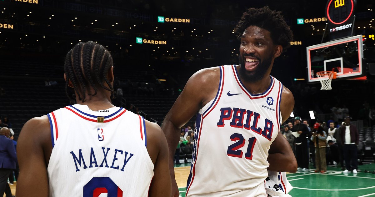 Behind Joel Embiid and Tyrese Maxey, a Sixers team with a bond that 'feels pretty different' wins a Game 7 in Boston