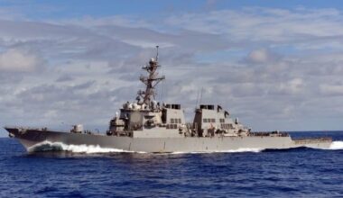 U.S. Navy Destroyer Suffers Serious Fire in the Indo-Pacific