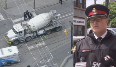 Toronto woman killed after being hit by truck