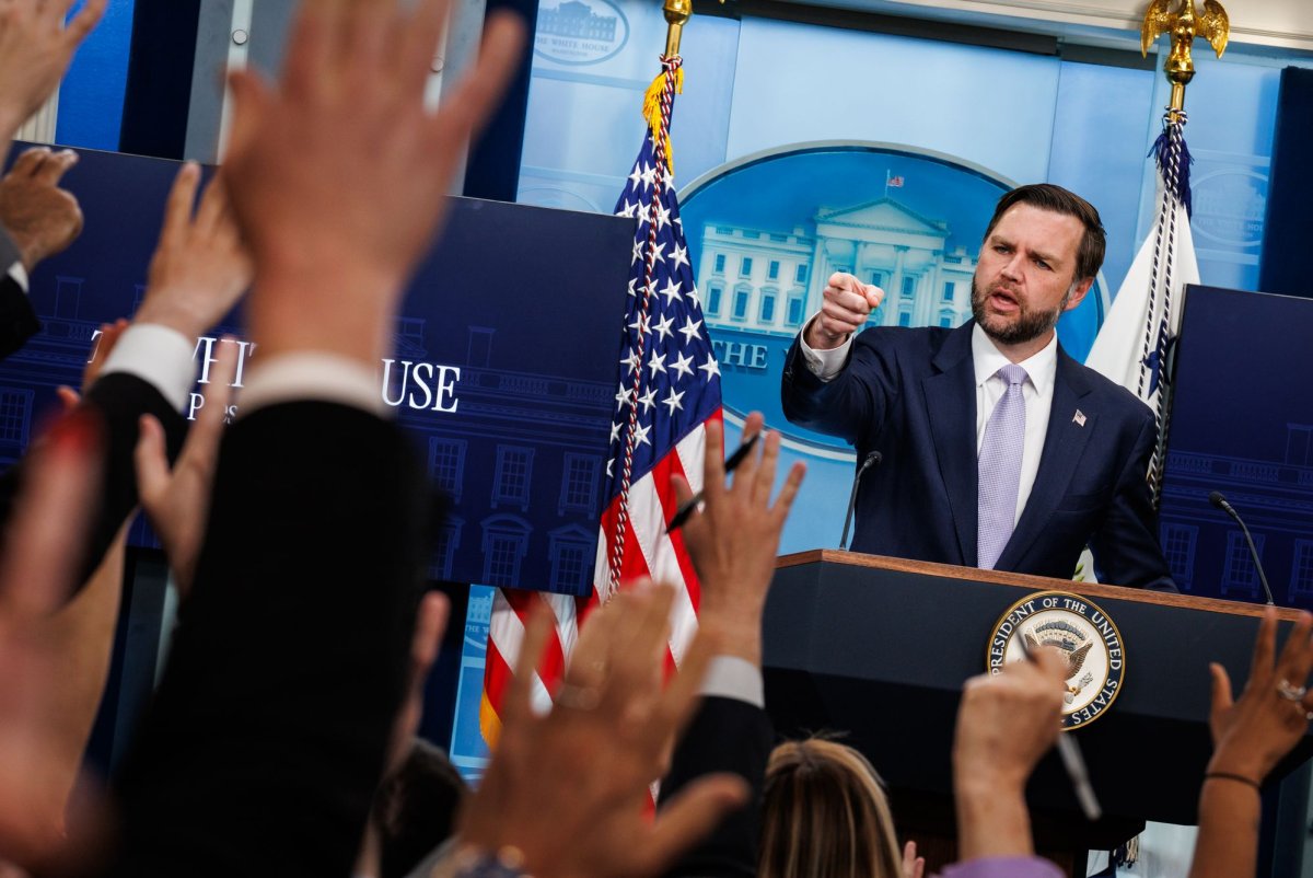 Vance speaks about Iran conflict, 'anti-weaponization' fund in press briefing