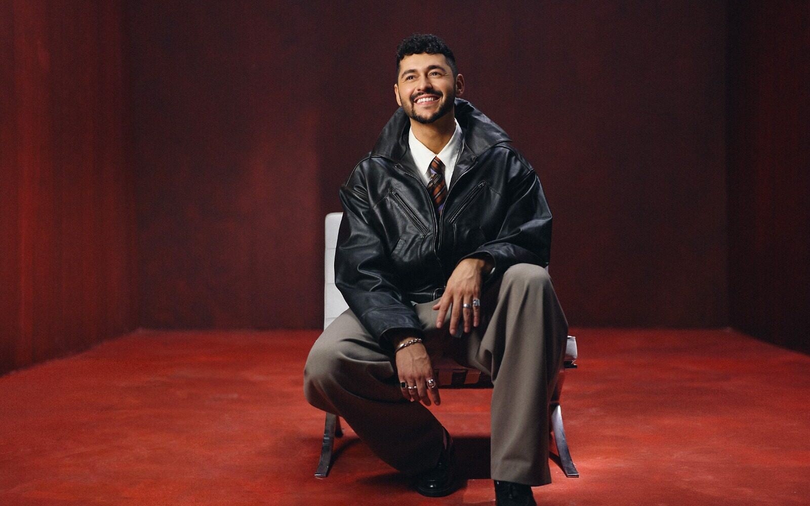 Israel's 2026 Eurovision contestant Noam Bettan. (Yair Sigron)