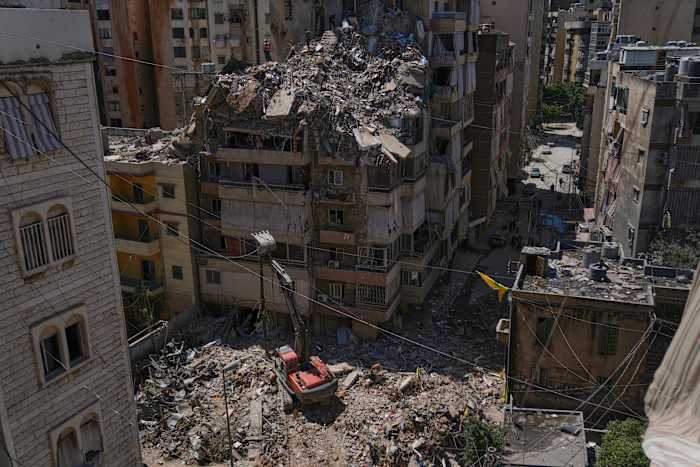 Israeli airstrikes kill 5 in southern Lebanon as Hezbollah rockets hit open areas in Israel