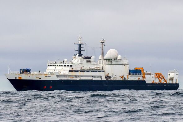 Yantar, the Russian oceanographic research vessel Yantar, the Russian oceanographic research vessel