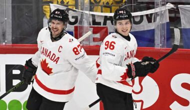 Celebrini remains captain for Canada at men’s worlds; Crosby to wear ‘A’