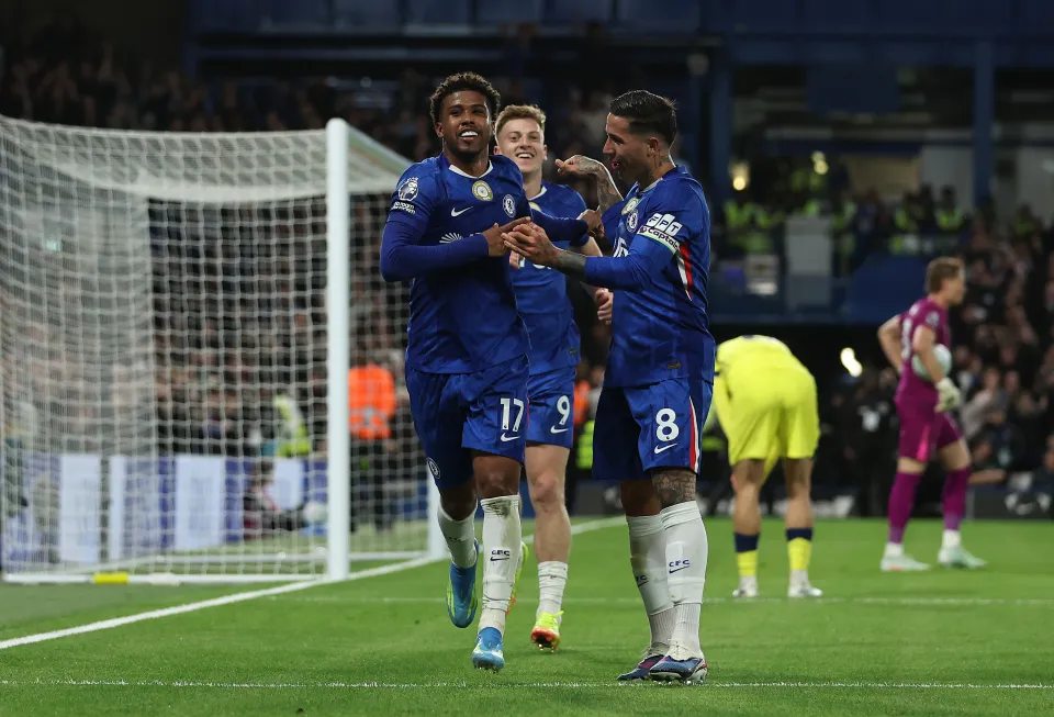 Andrey Santos grabbed Chelsea's second goal against Spurs