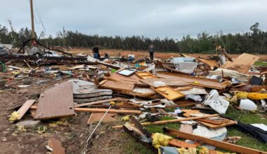 14 tornadoes reported across Mississippi as powerful storms ravage hundreds of homes, knock out power