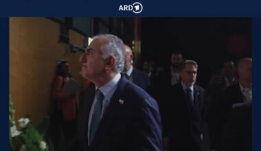 Reza Pahlavi pictured during a visit to Berlin in April, featured in a report broadcast on the German ARD television program Kontraste on May 28, 2026