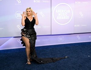 Bebe Rexha at The 52nd American Music Awards held at the MGM Grand Garden Arena on May 25, 2026 in Las Vegas, Nevada.