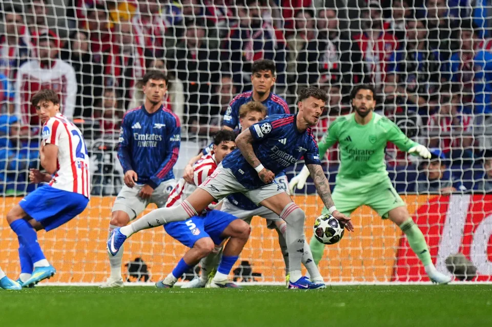 Ben White committed a handball inside the box