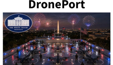 Trump posts AI-generated images of a 'DronePort' he wants on top of new White House ballroom