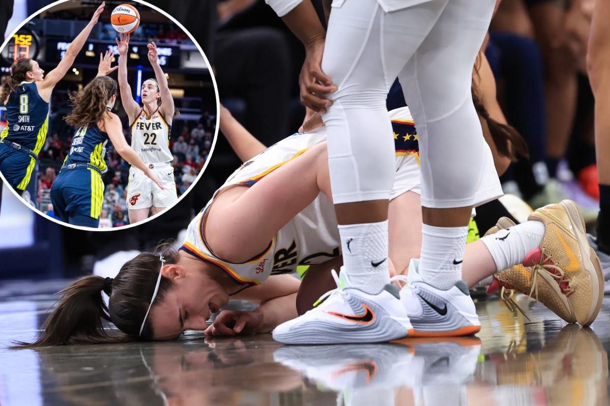 Caitlin Clark's home celebration took scary turn on flagrant foul
