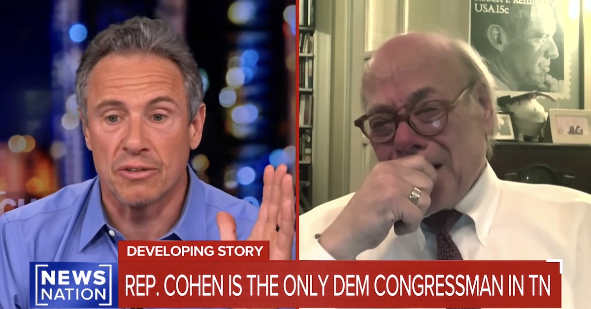 Steve Cohen Cries On Air Over Redistricting Killing His Seat
