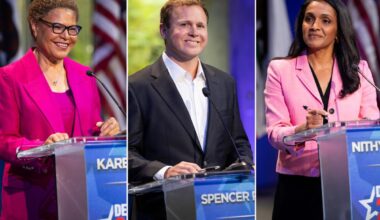 Spencer Pratt slugs it out over homelessness, cost of living in LA Mayor's debate with Karen Bass and Nithya Raman