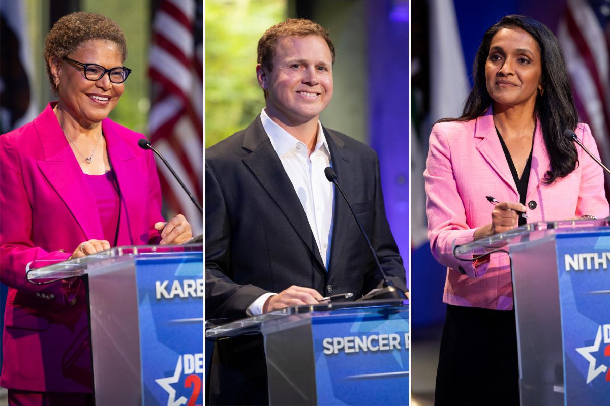 Spencer Pratt slugs it out over homelessness, cost of living in LA Mayor's debate with Karen Bass and Nithya Raman