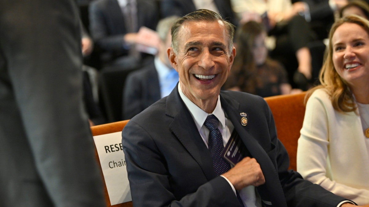 Darrell Issa smiling at an awards ceremony in Washington, D.C.