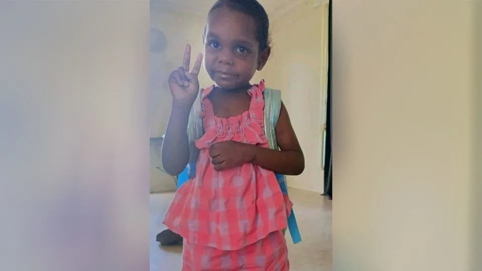 Kumanjayi Little Baby disappeared on Sunday night. - NTPFES
