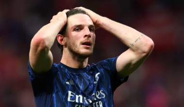 Declan Rice at risk of Champions League ban as UEFA launch probe into Arsenal star