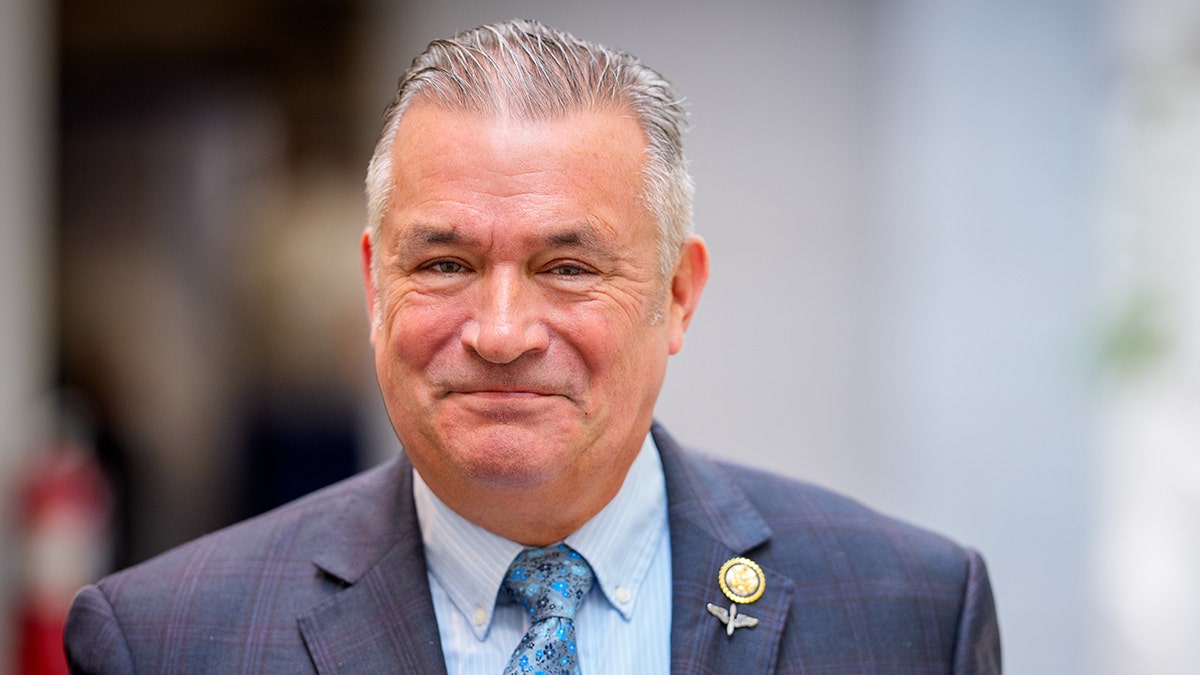 Rep. Don Bacon walking outside the U.S. Capitol in Washington, D.C.