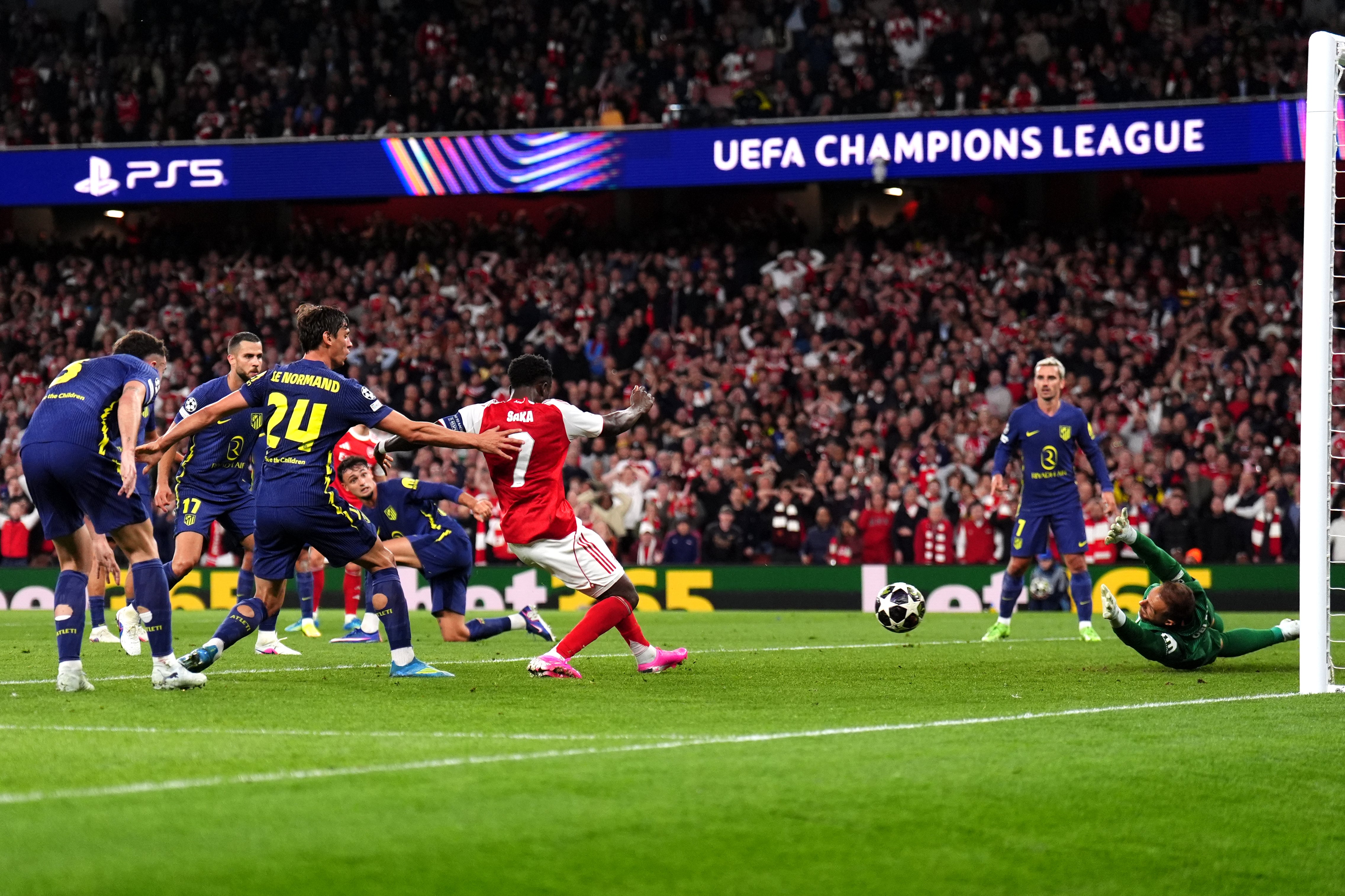 Bukayo Saka’s goal made the difference