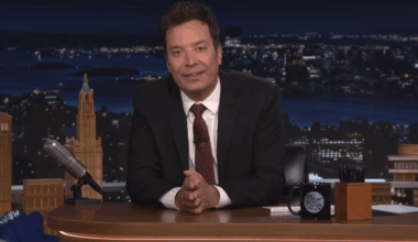 Jimmy Fallon desk