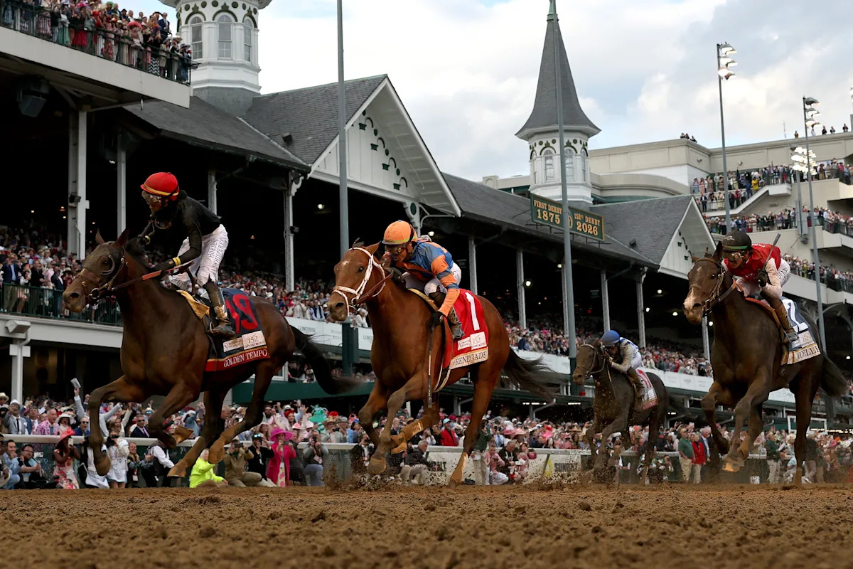 Kentucky Derby 2026 results: Golden Tempo, a 23-1 long shot, runs from last place to victory as Cherie DeVaux becomes first female trainer to win