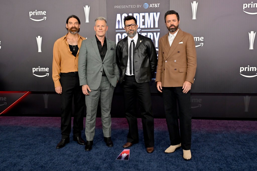 Old Dominion attends the 61st Academy of Country Music Awards at the MGM Grand Garden Arena in Las Vegas, Nevada 