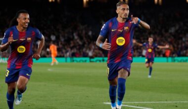 Three talking points from Barcelona 3-1 Real Betis as Hansi Flick’s side make history with perfect home record