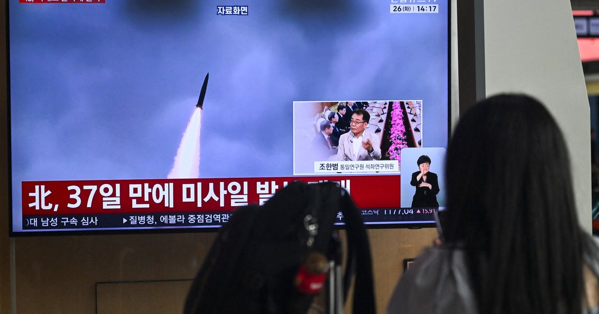North Korea fires short-range ballistic missile and other weapons toward sea, South says, in latest weapons demo