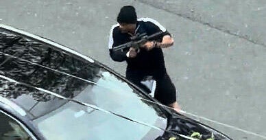Video shows suspect in Cambridge shooting on Memorial Drive firing gun
