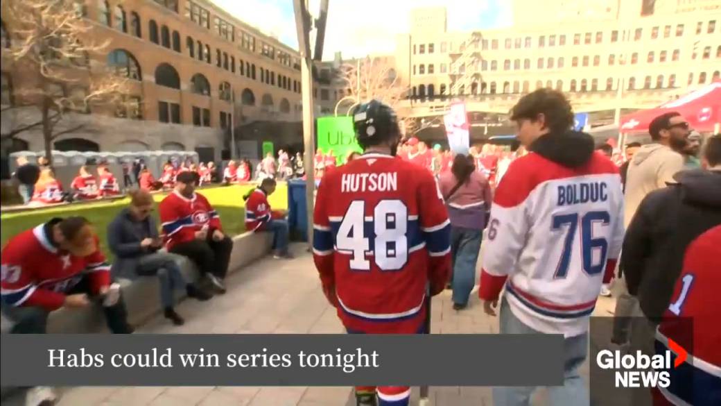Click to play video: 'Habs fever hits Montreal as fans and police gear up for Game 6'