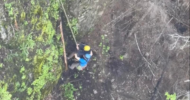 Video shows man's dramatic rescue from beneath Washington state bridge