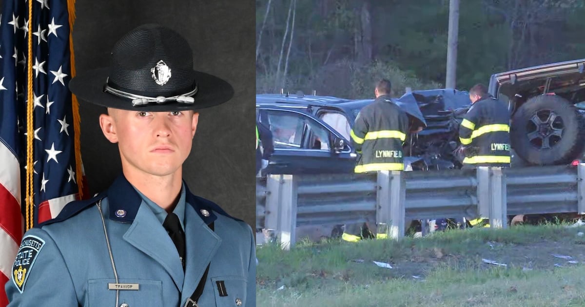 Officials ID the driver in wrong-way crash that killed Mass. trooper – Boston 25 News