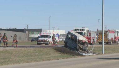 Boy, 14, charged with dangerous driving following fiery Saskatoon crash - Saskatoon