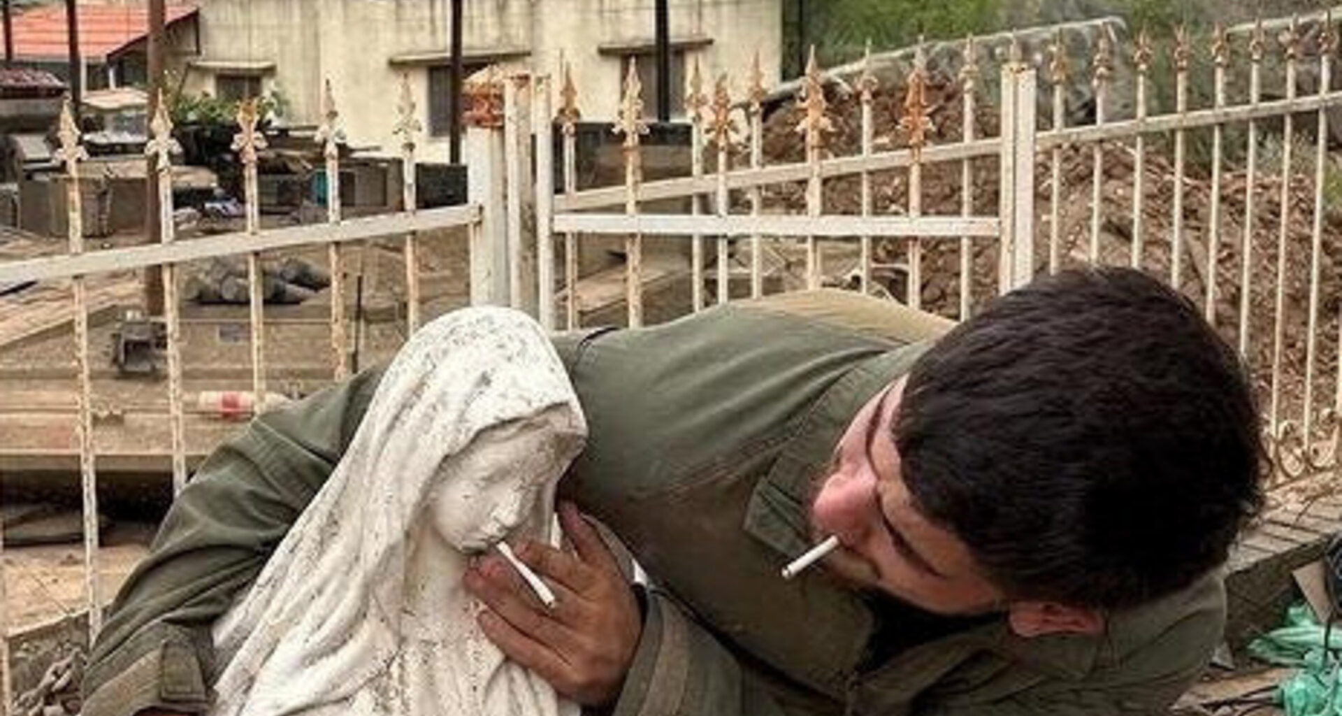 Israeli soldier desecrates statue of Virgin Mary in southern Lebanon | Israel attacks Lebanon News