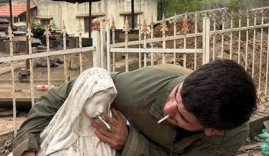Israeli soldier desecrates statue of Virgin Mary in southern Lebanon | Israel attacks Lebanon News