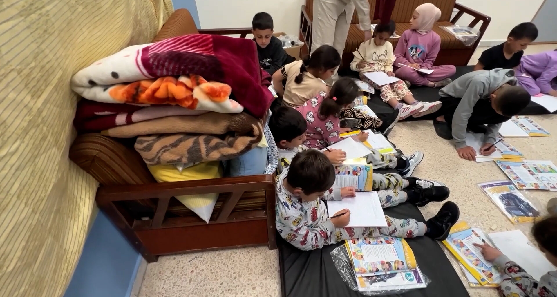 Displaced Lebanese children keep learning amid displacement | Israel attacks Lebanon