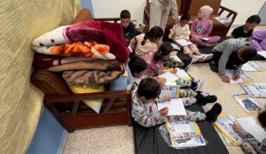 Displaced Lebanese children keep learning amid displacement | Israel attacks Lebanon