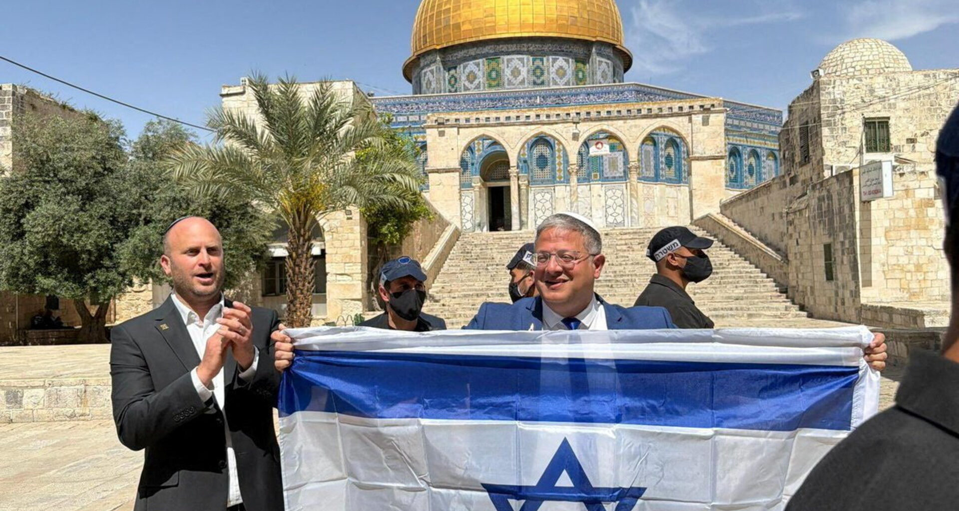 Israel’s Ben Gvir storms Al-Aqsa during Jerusalem Day march | Occupied East Jerusalem